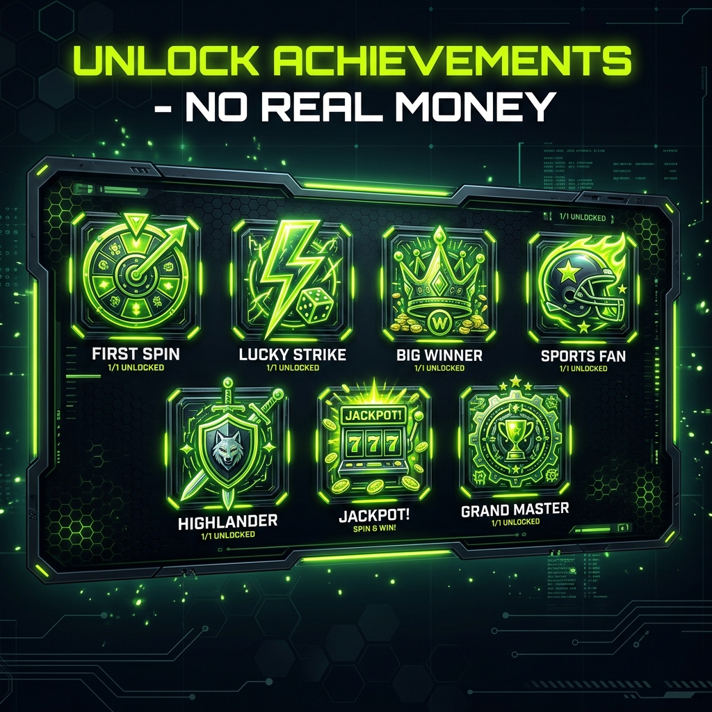 Casino Achievements — Unlock Badges, No Real Money